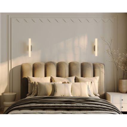 MAXLIGHT W0365 - LED Sieninis vonios šviestuvas FAYETTE LED/12W/230V 61 cm IP44 juoda