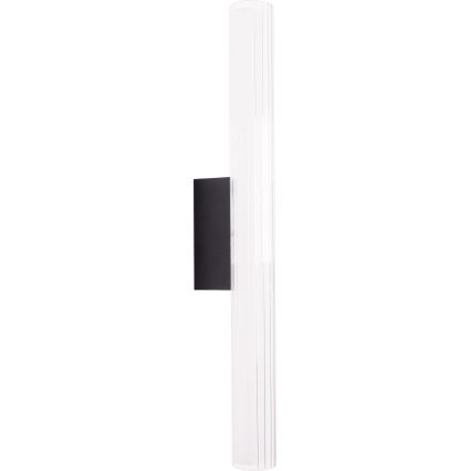 MAXLIGHT W0365 - LED Sieninis vonios šviestuvas FAYETTE LED/12W/230V 61 cm IP44 juoda