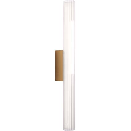MAXLIGHT W0366 - LED Sieninis vonios šviestuvas FAYETTE LED/12W/230V 61 cm IP44 auksas