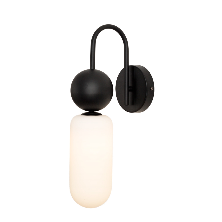 MAXLIGHT W0381 - Sieninis šviestuvas ROMA 1xG9/12W/230V juoda