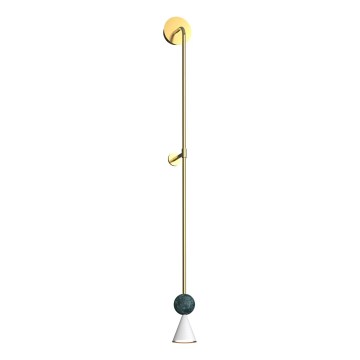 MAXLIGHT W0448 - LED Sieninis šviestuvas BINGO LED/8W/230V CRI 92 auksinis/žalias