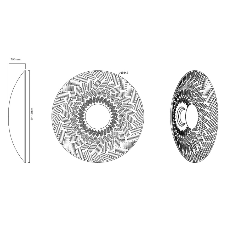 MAXLIGHT W0456 - LED Sieninis šviestuvas MISAKI LED/6W/230V CRI 95 juodas