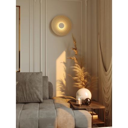 MAXLIGHT W0457 - LED Sieninis šviestuvas MISAKI LED/6W/230V CRI 95 smėlio spalvos