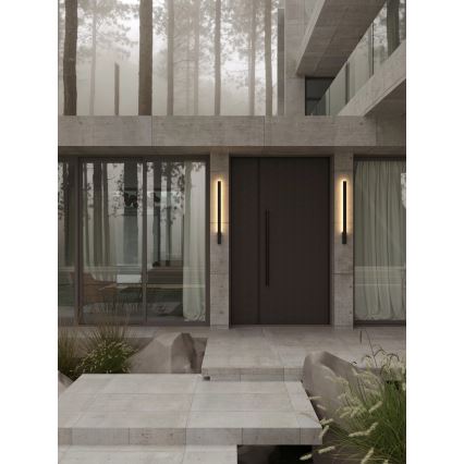 MAXLIGHT W0459 - LED lauko sieninis šviestuvas KAPRUN LED/12W/230V CRI 93 IP65 juoda