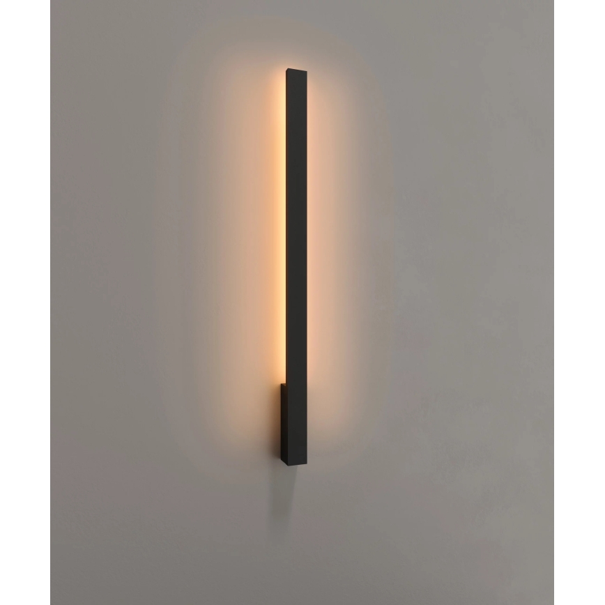 MAXLIGHT W0459 - LED lauko sieninis šviestuvas KAPRUN LED/12W/230V CRI 93 IP65 juoda
