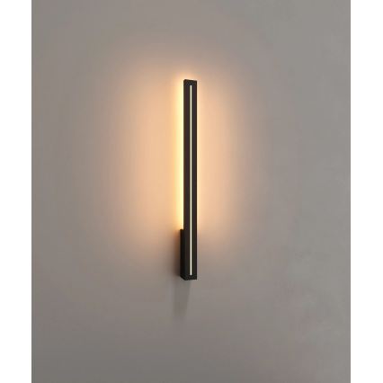 MAXLIGHT W0460 - LED lauko sieninis šviestuvas MOENA LED/15W/230V CRI 93 IP65 juodas