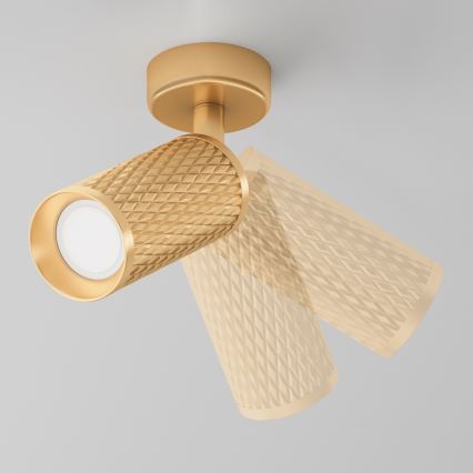 Maytoni C034CL-01G - Taškinis šviestuvas FOCUS 1xGU10/10W/230V auksinis