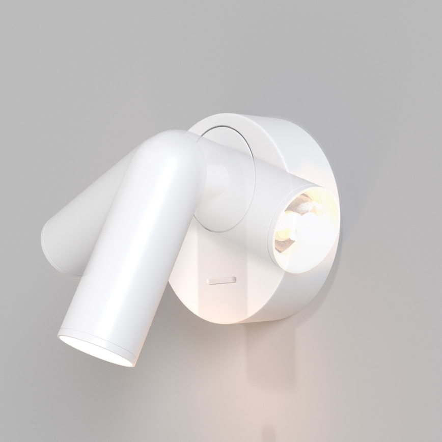 Maytoni C038WL-L3W3K - LED sieninis šviestuvas MIRAX LED/3W/230V 3000K balta