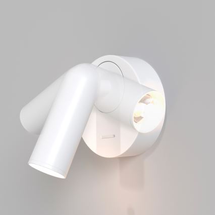 Maytoni C038WL-L3W3K - LED sieninis šviestuvas MIRAX LED/3W/230V 3000K balta