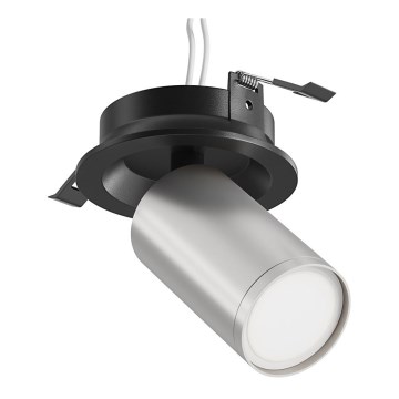 Maytoni C048CL-U-1BS - Akcentinis įleidžiamas šviestuvas FOCUS 1xGU10/10W/230V matinis chromas