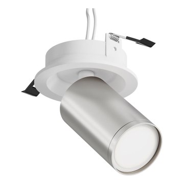 Maytoni C048CL-U-1WS - Akcentinis įleidžiamas šviestuvas FOCUS 1xGU10/10W/230V blizgus chromas