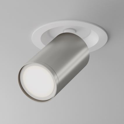 Maytoni C048CL-U-1WS - Akcentinis įleidžiamas šviestuvas FOCUS 1xGU10/10W/230V blizgus chromas