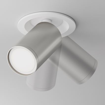 Maytoni C048CL-U-1WS - Akcentinis įleidžiamas šviestuvas FOCUS 1xGU10/10W/230V blizgus chromas