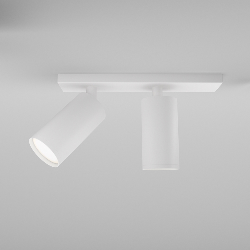 Maytoni C051CL-U-2W - Akcentinis apšvietimas FOCUS 2xGU10/10W/230V balta/juoda