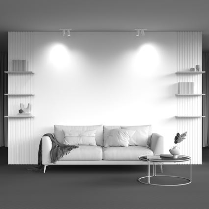 Maytoni C051CL-U-2W - Taškinis šviestuvas FOCUS 2xGU10/10W/230V baltas