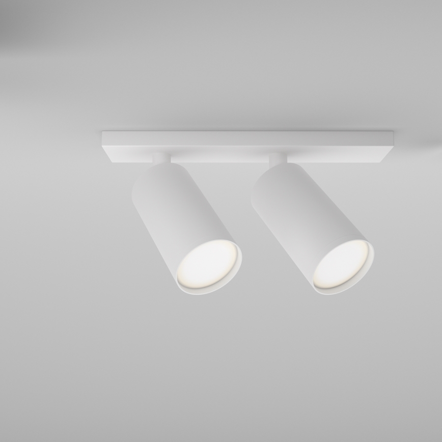 Maytoni C051CL-U-2W - Taškinis šviestuvas FOCUS 2xGU10/10W/230V baltas