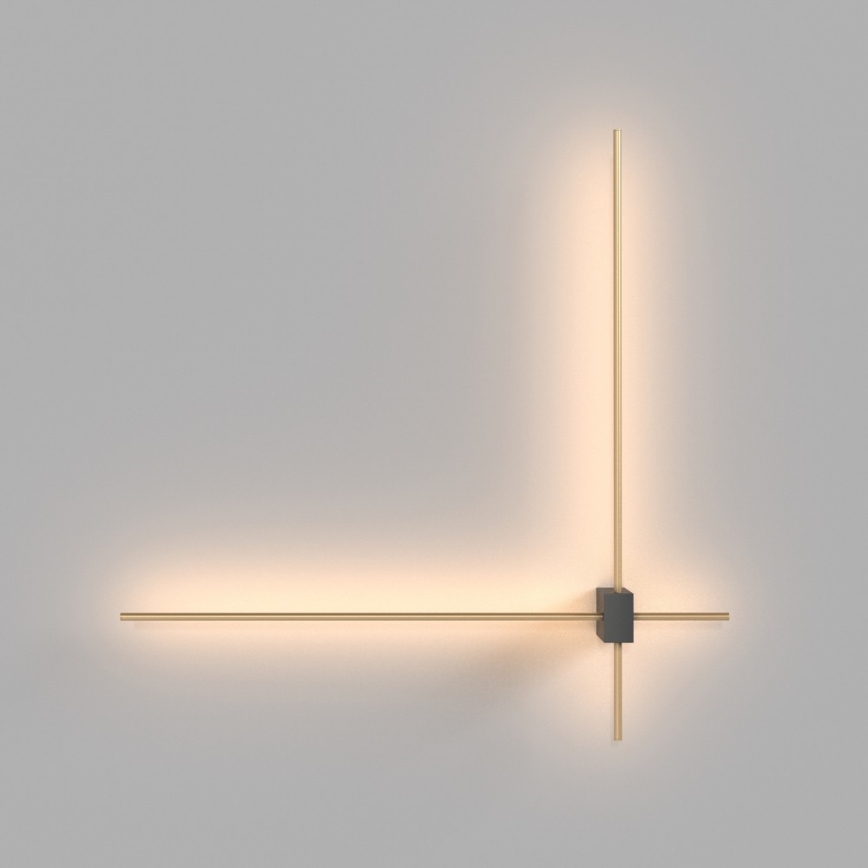 Maytoni C070WL-L12GB3K - LED sieninis šviestuvas PARS LED/12W/230V CRI 90 juoda