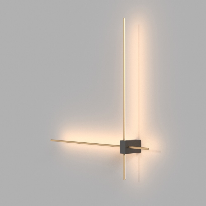 Maytoni C070WL-L12GB3K - LED sieninis šviestuvas PARS LED/12W/230V CRI 90 juoda