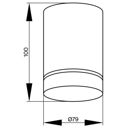 Maytoni C085CL-9W4K-W - LED akcentinis šviestuvas ORLO LED/9W/230V CRI 90 4000K balta
