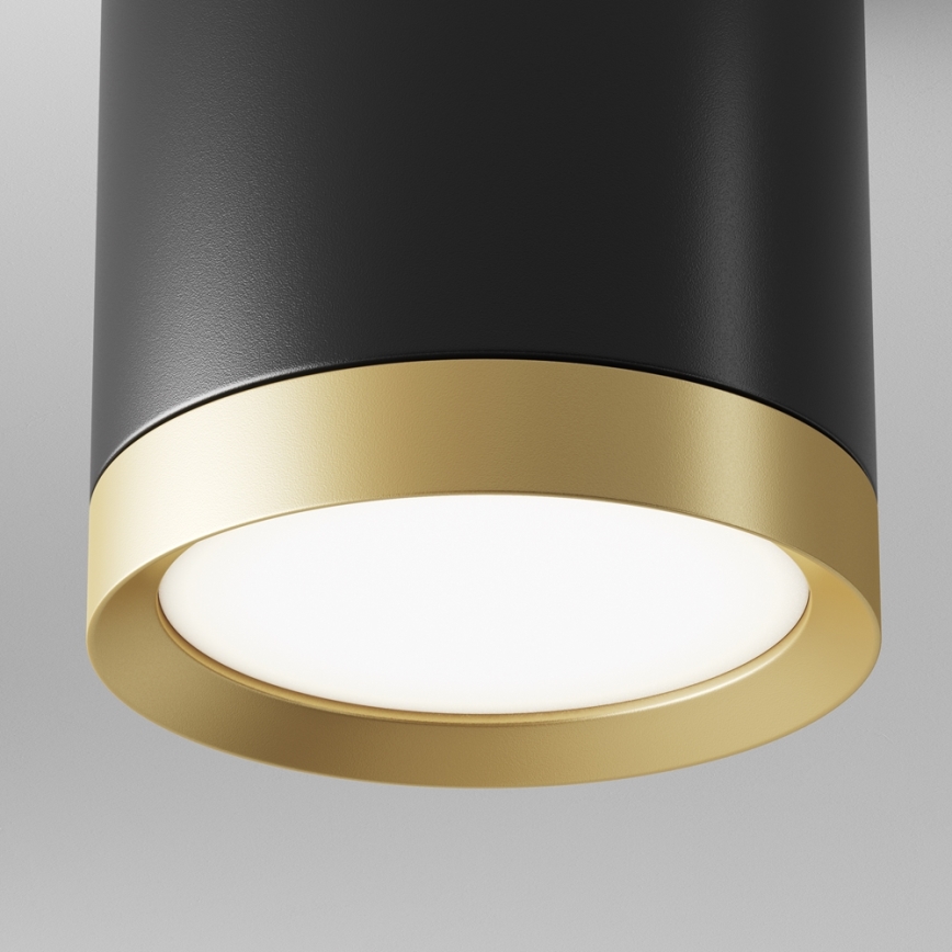 Maytoni C086CM-GX53-MRD-BG - Akcentinis apšvietimas HOOP 1xGX53/15W/230V juoda/auksas