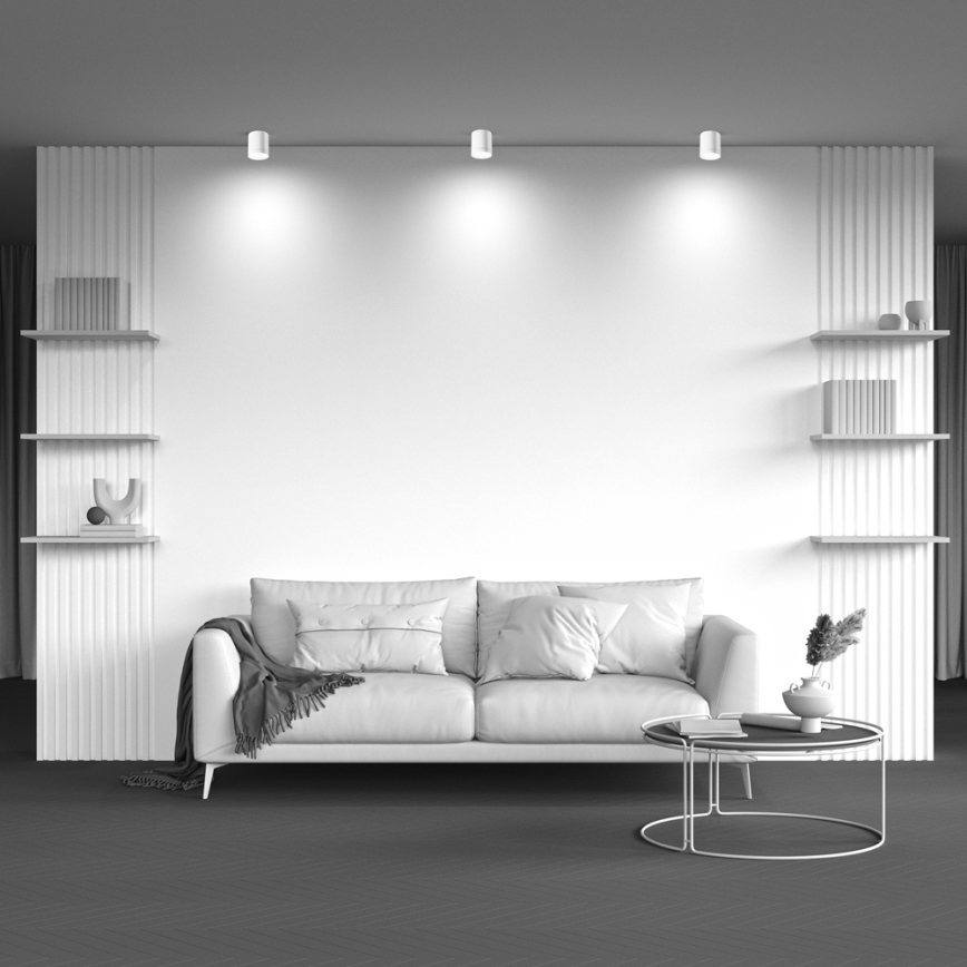 Maytoni C086CM-GX53-MRD-W - Akcentinis apšvietimas HOOP 1xGX53/15W/230V balta