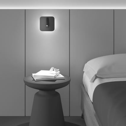 Maytoni C175-WL-01-6W-MG - LED sieninis akcentinis šviestuvas IOS LED/9W/230V auksas