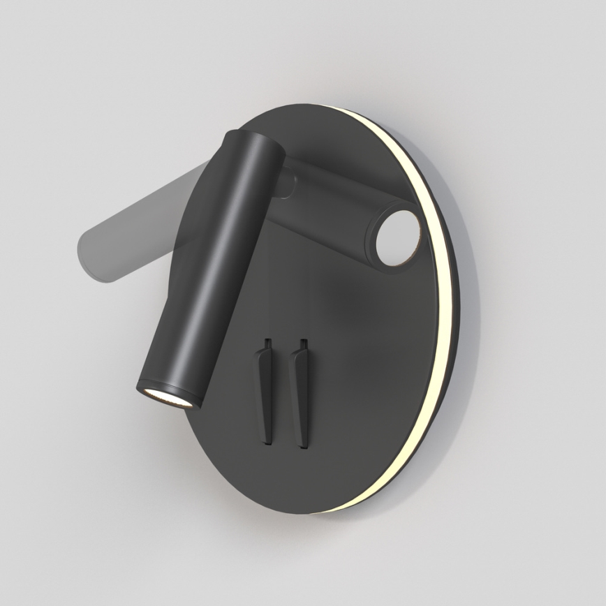 Maytoni C176-WL-01-6W-B - LED sieninis akcentinis šviestuvas IOS LED/9W/230V juoda