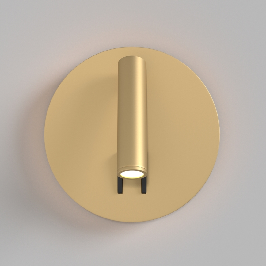 Maytoni C176-WL-01-6W-MG - LED sieninis akcentinis šviestuvas IOS LED/9W/230V auksas