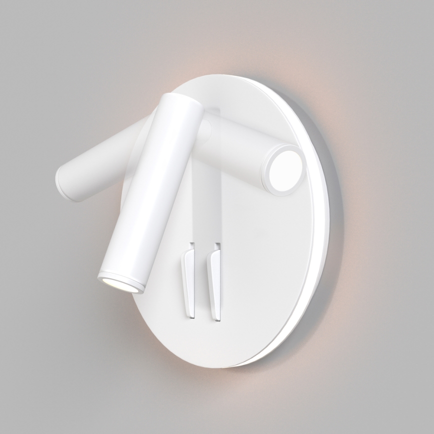Maytoni C176-WL-01-6W-W - LED sieninis akcentinis šviestuvas IOS LED/9W/230V balta
