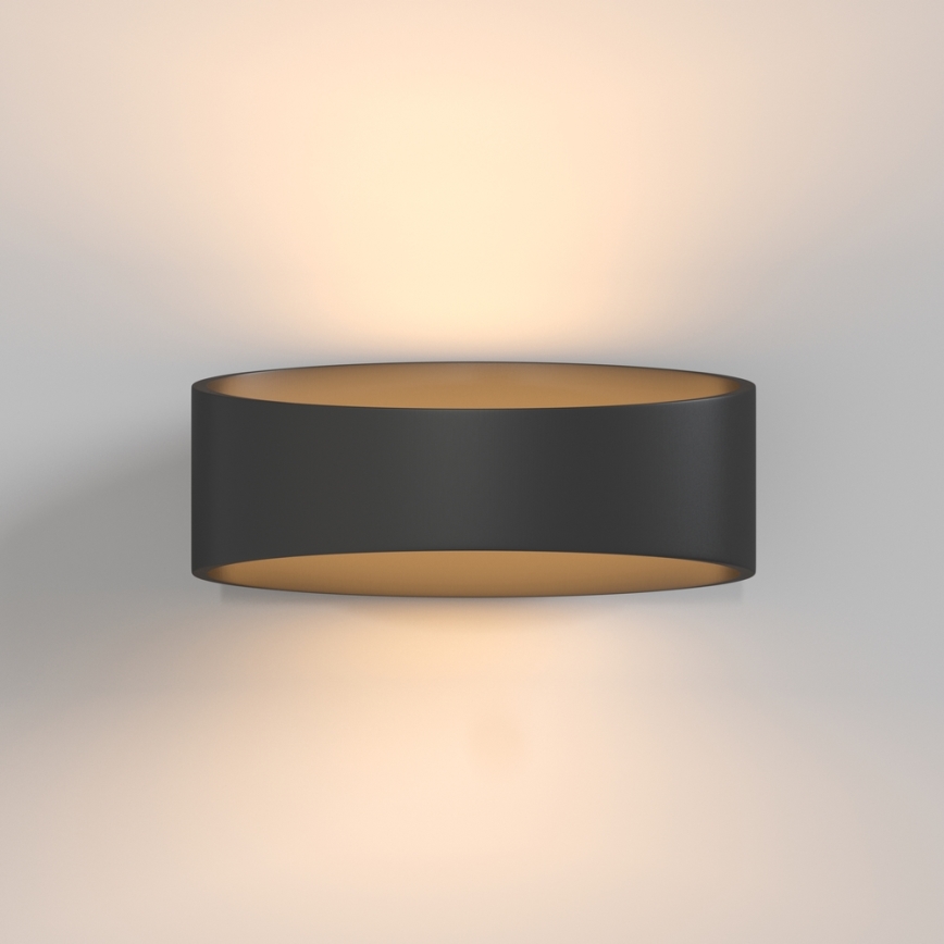 Maytoni C806WL-L5B - LED sieninis šviestuvas TRAME LED/6W/230V juoda