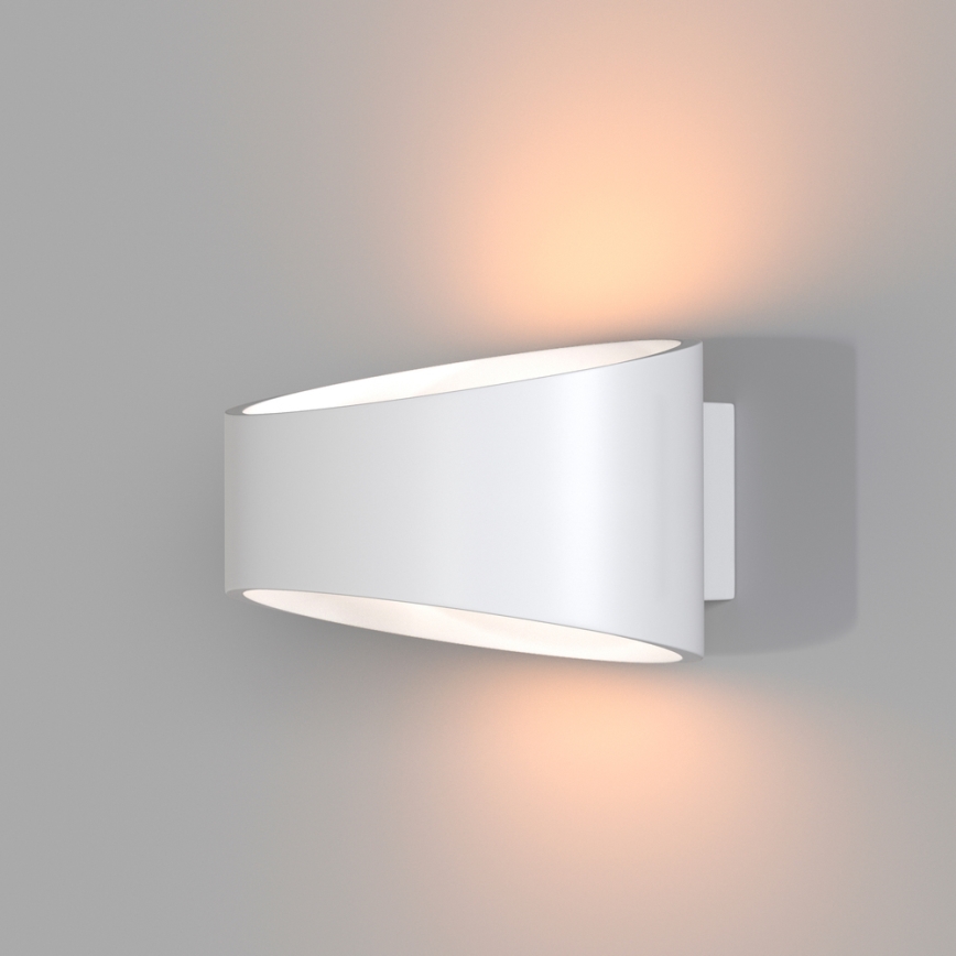 Maytoni C806WL-L5W - LED sieninis šviestuvas TRAME LED/6W/230V balta