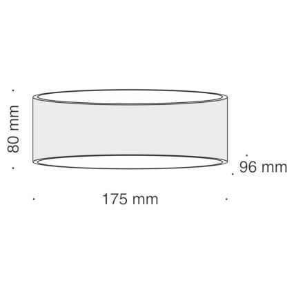 Maytoni C806WL-L5W - LED sieninis šviestuvas TRAME LED/6W/230V balta