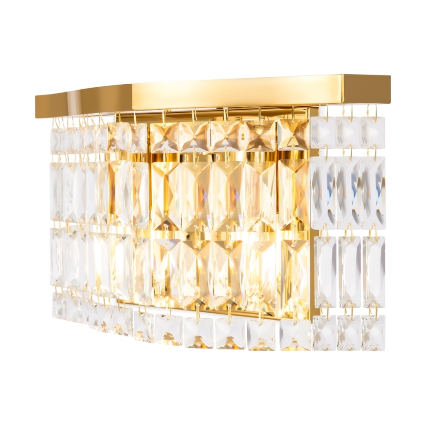 Maytoni DIA005WL-02G - Sieninis šviestuvas DUNE 2xE14/60W/230V auksas