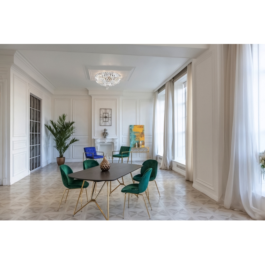 Maytoni DIA100-CL-03-N - Lubinis šviestuvas BASFOR 3xE14/60W/230V matinis chromas