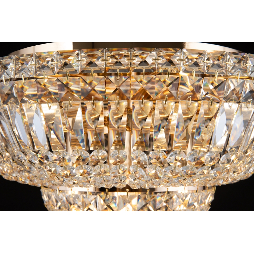 Maytoni DIA100-CL-12-G - Lubinis šviestuvas BASFOR 12xE14/60W/230V auksas