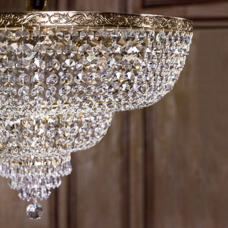 Maytoni DIA890-CL-18-G - Tvirtinamas sietynas PALACE 18xE27/60W/230V