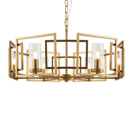 Maytoni H009PL-06G - Sietynas, kabinamas ant grandinės BOWI 6xE14/40W/230V