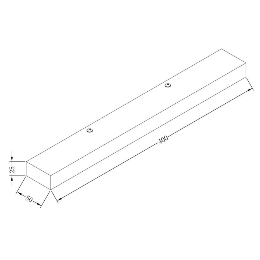 Maytoni MIR011WL-L9W4K - LED sieninis šviestuvas ORION LED/9W/230V balta