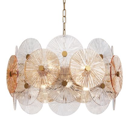 Maytoni MOD007PL-08G - Sietynas, kabinamas ant grandinės ASTER 8xE14/40W/230V