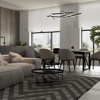Maytoni MOD016PL-L75B - LED Pakabinamas sietynas LINE LED/79W/230V juoda
