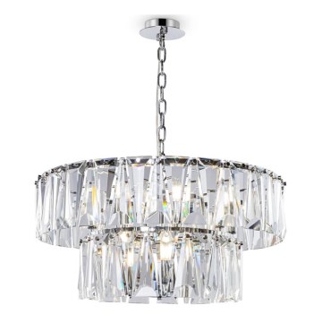 Maytoni MOD043PL-12CH - Sietynas, kabinamas ant grandinės PUNTES 12xE14/40W/230V blizgus chromas