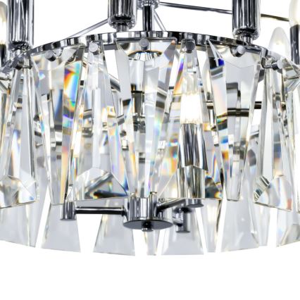 Maytoni MOD043PL-12CH - Sietynas, kabinamas ant grandinės PUNTES 12xE14/40W/230V blizgus chromas