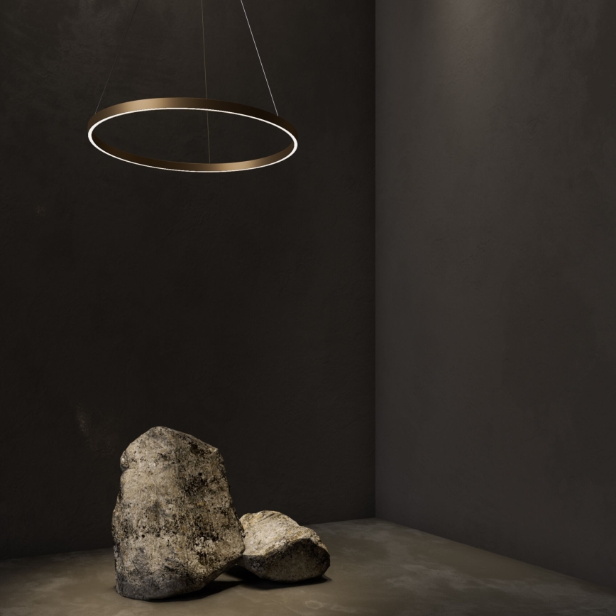 Maytoni MOD058PL-L22BS3K - LED Pakabinamas sietynas RIM LED/25W/230V 3000K diametras 40 cm auksas