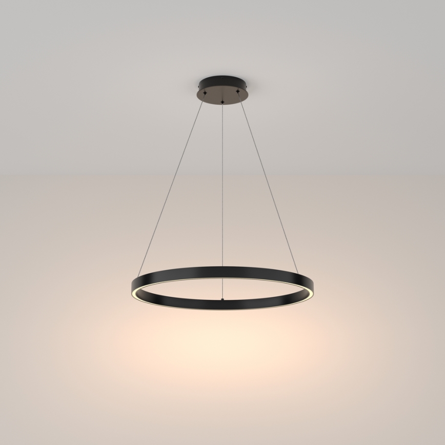 Maytoni MOD058PL-L32B3K - LED Pakabinamas sietynas RIM LED/37W/230V 3000K diametras 60 cm juoda