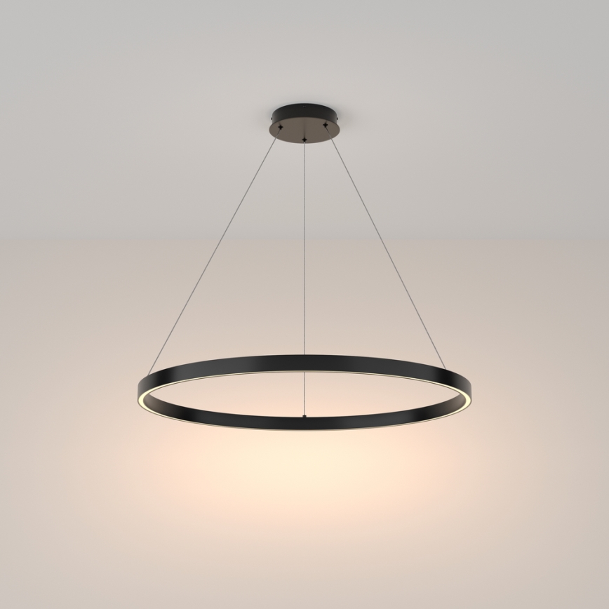 Maytoni MOD058PL-L42B3K - LED Pakabinamas sietynas RIM LED/51W/230V 3000K diametras 80 cm juoda
