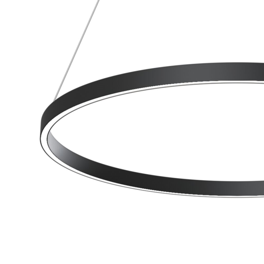 Maytoni MOD058PL-L42B3K - LED Pakabinamas sietynas RIM LED/51W/230V 3000K diametras 80 cm juoda