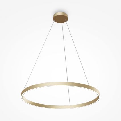 Maytoni MOD058PL-L42BS4K - LED Pakabinamas sietynas RIM LED/51W/230V 4000K diametras 80 cm auksas