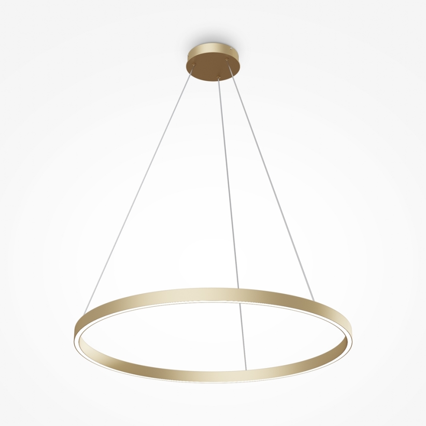 Maytoni MOD058PL-L42BS4K - LED Pakabinamas sietynas RIM LED/51W/230V 4000K diametras 80 cm auksas