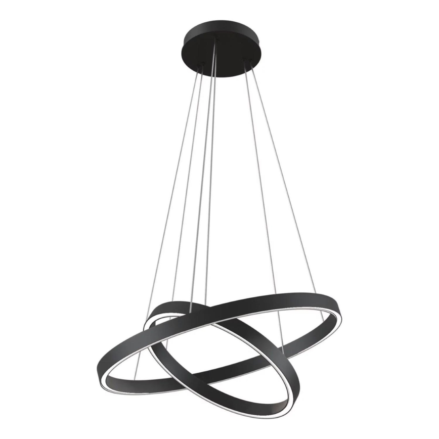 Maytoni MOD058PL-L55B3K - LED Pakabinamas sietynas RIM LED/61W/230V 3000K diametras 60 cm juoda