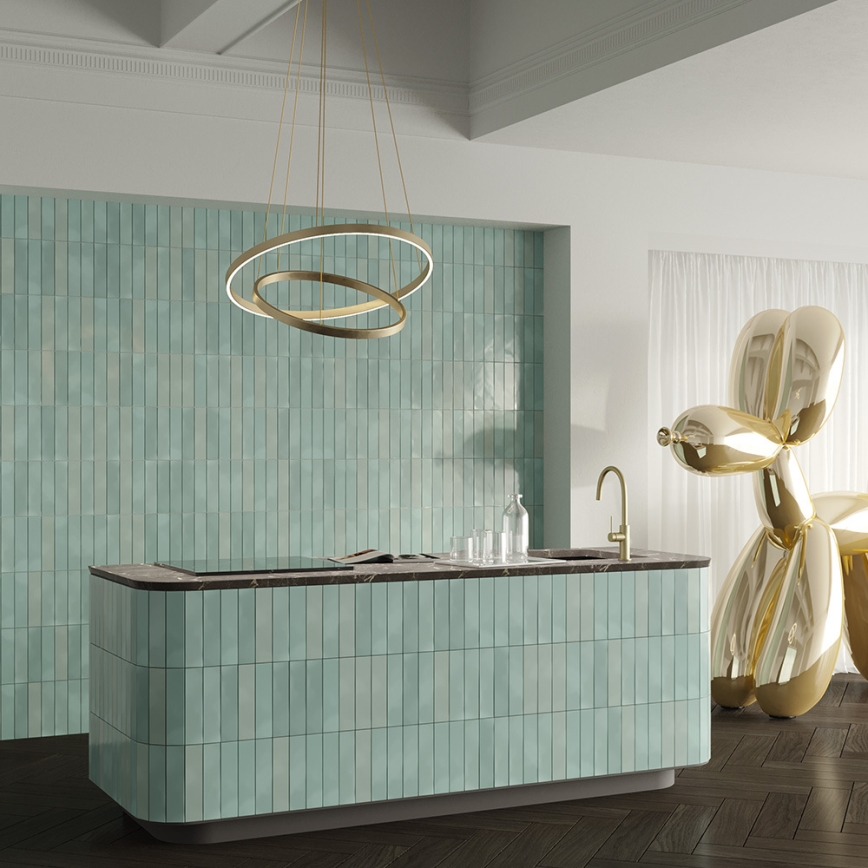 Maytoni MOD058PL-L55BS3K - LED Pakabinamas sietynas RIM LED/61W/230V 3000K diametras 60 cm auksas